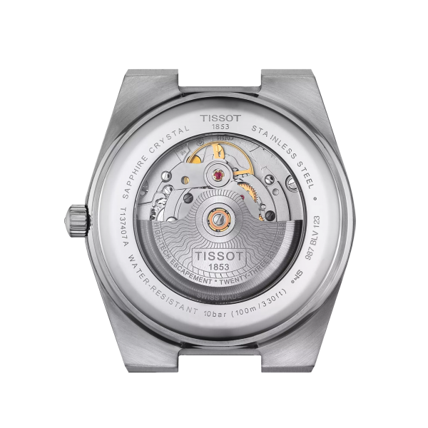 Tissot PRX Powermatic 80 kék színátmenetes számlapos automata férfi óra T1374071135101