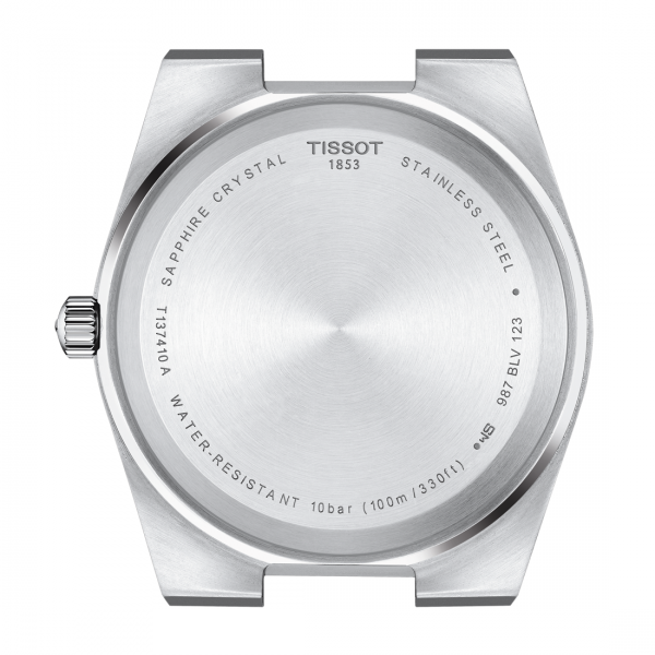 Tissot PRX quartz ezüst számlapos karóra T1374101103100