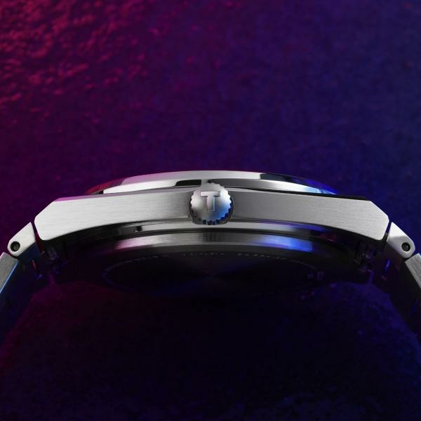Tissot PRX quartz ezüst számlapos karóra T1374101103100