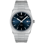 Tissot PRX quartz sötétkék számlapos férfi karóra T1374101104100