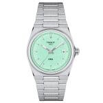 Tissot PRX quartz világos zöld számlapos karóra T1372101109100