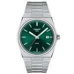 Tissot PRX quartz zöld számlapos karóra T1374101109100