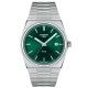 Tissot PRX quartz zöld számlapos karóra T1374101109100