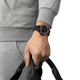 Tissot Seastar 1000 fekete férfi quartz karóra T1204103305100