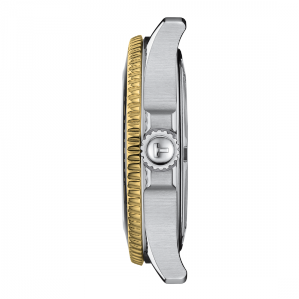 Tissot Seastar 1000 fekete számlapos quartz karóra T1202102105100