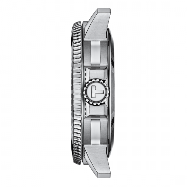Tissot Seastar 1000 Powermatic 80 fém szíjas zöld számlapos férfi karóra T1204071109101