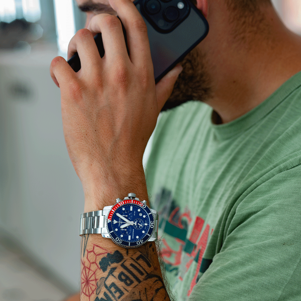Tissot Seastar 1000 quartz 'pepsi' chronograph búváróra T1204171104103