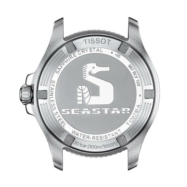 Tissot Seastar 1000 quartz fehér számlapos ezüst színű karóra T1202101101100