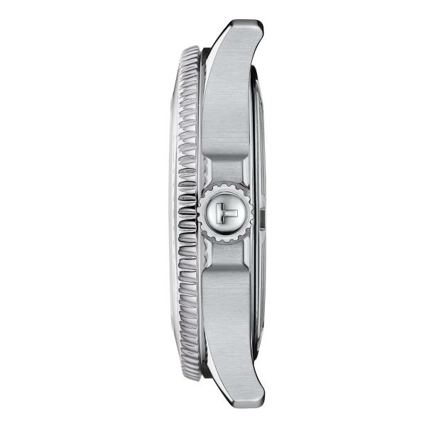 Tissot Seastar 1000 quartz fehér számlapos szilikon szíjas karóra T1202101711600