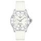Tissot Seastar 1000 quartz fehér számlapos szilikon szíjas karóra T1202101711600