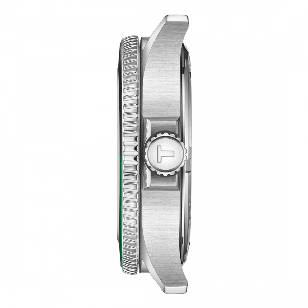 Tissot Seastar 1000 quartz GMT zöld fekete számlapos karóra T1208521105100