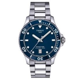 Tissot Seastar 1000 quartz kék számlapos karóra T1204101104100