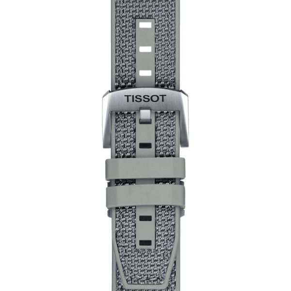 Tissot Seastar 1000 quartz szürke és narancs szövet szíjas chronograph búváróra T1204171708101