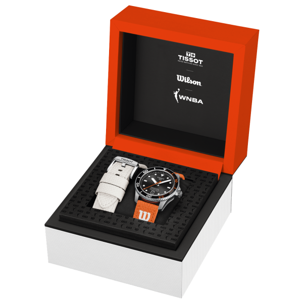 Tissot Seastar 1000 Wilson WNBA Special Edition automata karóra T1208071705100