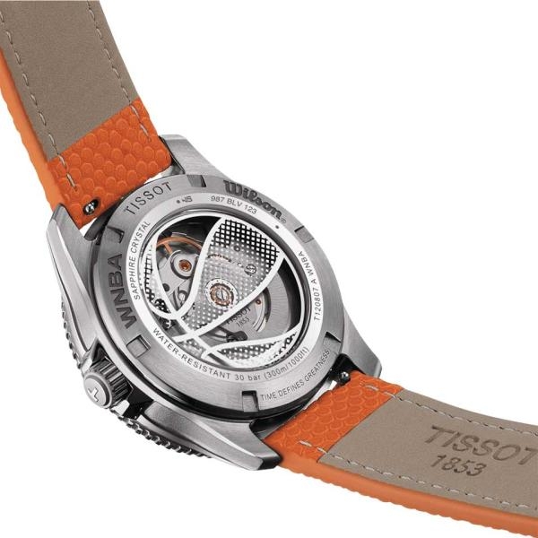 Tissot Seastar 1000 Wilson WNBA Special Edition automata karóra T1208071705100