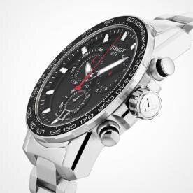 Tissot Supersport chrono fekete számlapos férfi óra T1256171105100