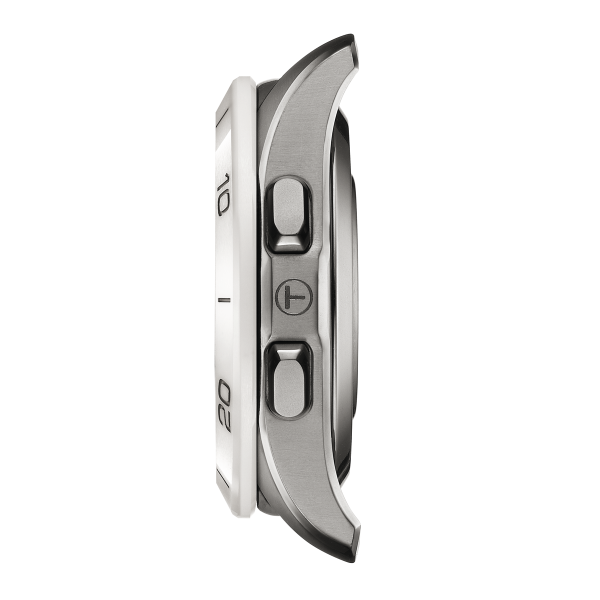 Tissot T-Touch Connect Sport titánium fehér szilikonszíjas solar hybrid okosóra T1534204705103