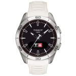 Tissot T-Touch Connect Sport titánium fehér szilikonszíjas solar hybrid okosóra T1534204705103