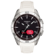 Tissot T-Touch Connect Sport titánium fehér szilikonszíjas solar hybrid okosóra T1534204705103