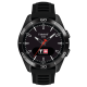 Tissot T-Touch Connect Sport titánium fekete szilikonszíjas solar hybrid okosóra T1534204705104