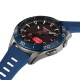 Tissot T-Touch Connect Sport titánium kék szilikonszíjas solar hybrid okosóra T1534204705101