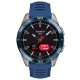Tissot T-Touch Connect Sport titánium kék szilikonszíjas solar hybrid okosóra T1534204705101