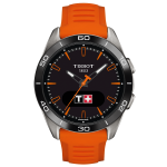Tissot T-Touch Connect Sport titánium narancs szilikonszíjas solar hybrid okosóra T1534204705102