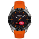 Tissot T-Touch Connect Sport titánium narancs szilikonszíjas solar hybrid okosóra T1534204705102