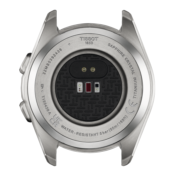 Tissot T-Touch Connect Sport titánium titán fémszíjas solar hybrid okosóra T1534204405100