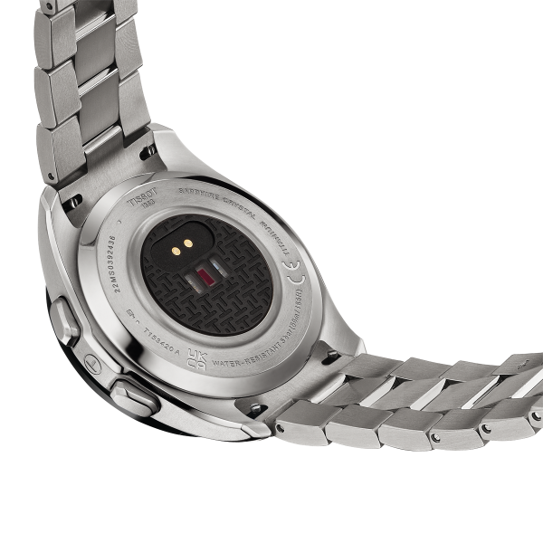 Tissot T-Touch Connect Sport titánium titán fémszíjas solar hybrid okosóra T1534204405100