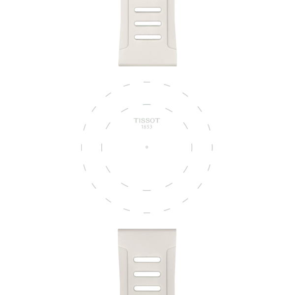 Tissot T-Touch fehér szilikon szíj T852049245