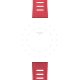 Tissot T-Touch piros szilikon szíj 