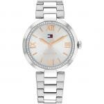 Tommy Hilfiger Alice ezüst színű női óra rozé mutatókkal 1782681