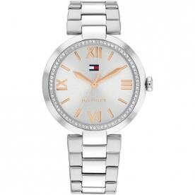 Tommy Hilfiger Alice ezüst színű női óra rozé mutatókkal 1782681