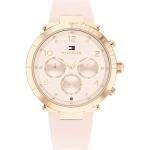 Tommy Hilfiger Emery rózsaszín szilikon szíjas rozé női óra 1782492