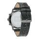 Tommy Hilfiger Evan fekete bőr szíjas dual time férfi óra 1710395