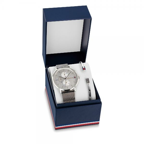 Tommy Hilfiger Ezüst színű óra karkötő szett 2770140