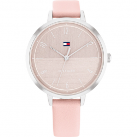 Tommy Hilfiger Florence rózsaszín bőrszíjas női óra 1782618