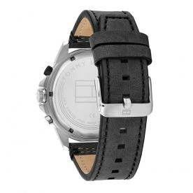Tommy Hilfiger Harley fekete bőrszíjas férfi karóra 1791894