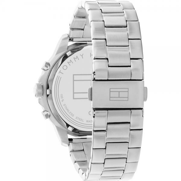 Tommy Hilfiger Henry ezüst színű férfi óra fekete számlappal 1710477