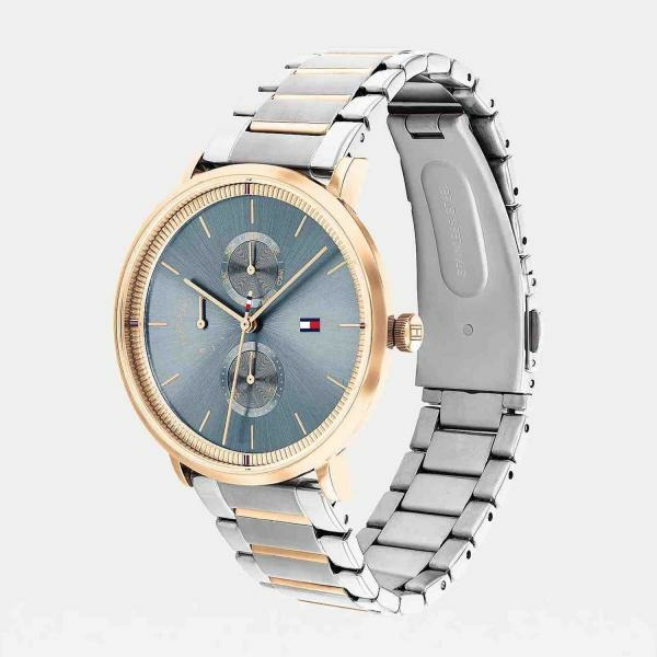 Tommy Hilfiger Jenna ezüst rozé színű női óra 1782298