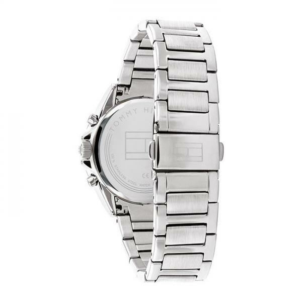 Tommy Hilfiger Kennedy ezüst színű női óra rozé mutatókkal 1782384