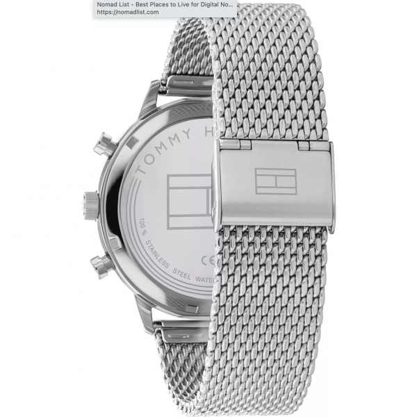 Tommy Hilfiger Leonard acél férfi óra 1792078