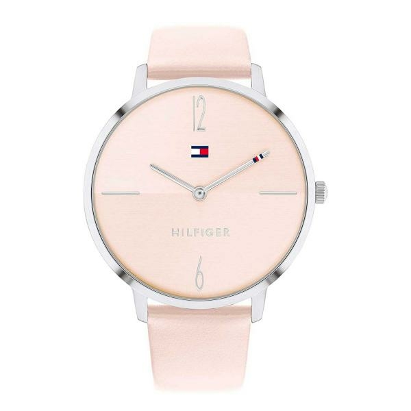 Tommy Hilfiger Liza púder színű női karóra rózsaszín hátlappal 1782378