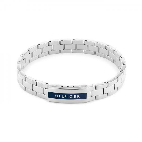Tommy Hilfiger Nemesacél férfi karkötő Hilfiger logóval 2790485