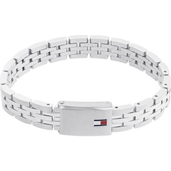 Tommy Hilfiger Nemesacél Hilfiger logós férfi karkötő 2790501