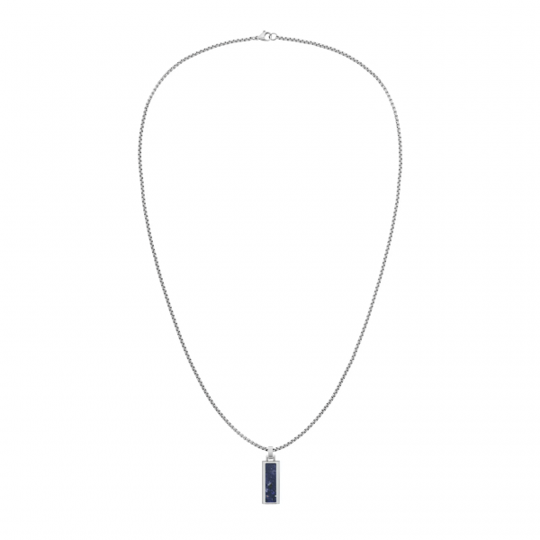 Tommy Hilfiger Nemesacél nyaklánc szodalittal 2790542