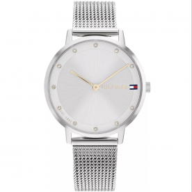 Tommy Hilfiger Pippa ezüst színű női óra rozé mutatókkal 1782665