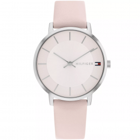Tommy Hilfiger Pippa rózsaszín bőrszíjas női óra 1782670