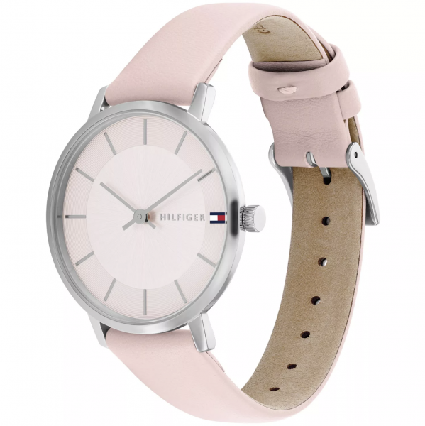 Tommy Hilfiger Pippa rózsaszín bőrszíjas női óra 1782670